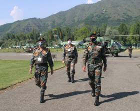 Army Chief reviews security