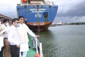 Inaugurates 3 Projects at Syama Prasad Mookerjee Port,