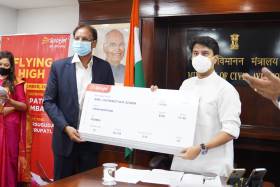 Jyotiraditya Scindia flags off direct flight