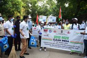 Clean India Drive at premises of iconic