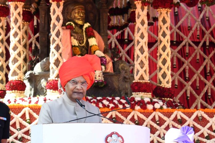 President of India visits Raigad