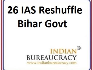 26 ias Bihar Govt