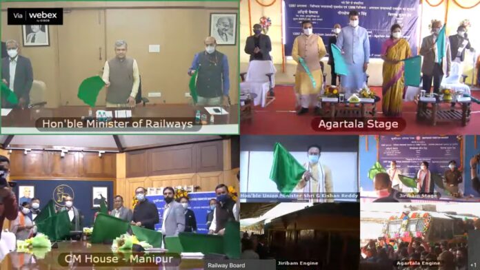 G Kishan Reddy flags off the first Janshatabdi express