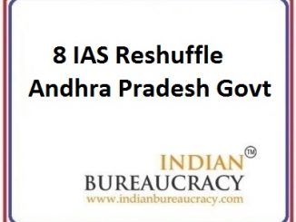8 IAS Reshuffle in AP Govt