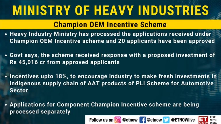 Champion OEM Incentive Scheme