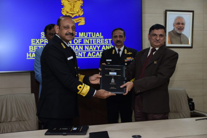 SIGNED BETWEEN INDIAN NAVY AND HAL