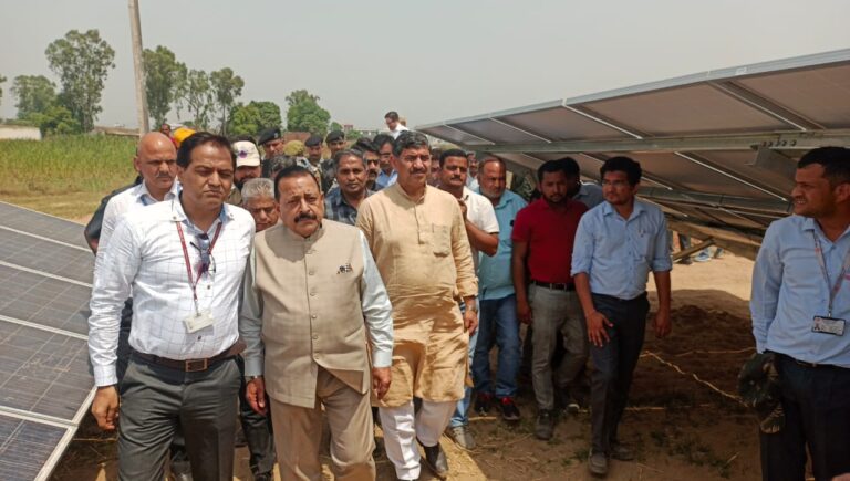 Solar Plant in the Palli Panchayat