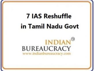 7 IAS Tamil nadu