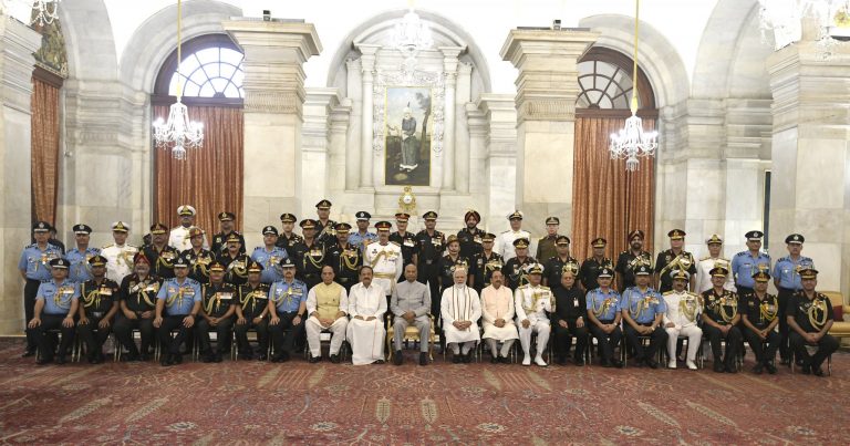 Defence Investiture Ceremony at Rashtrapati Bhavan