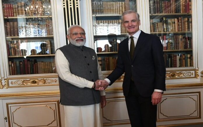 PM Modi's meeting with Prime Minister of Norway