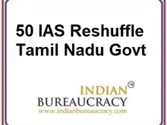50 IAS Tamil Nadu Govt