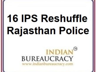16 IPS Rajasthan