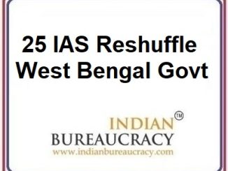 25 IAS West Bengal Govt