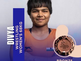 Divya for winning Bronze medal