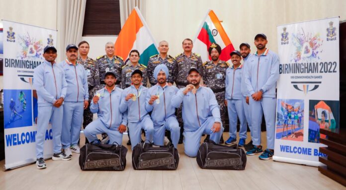 INDIAN NAVY PARTICIPANTS XXII COMMONWEALTH GAMES