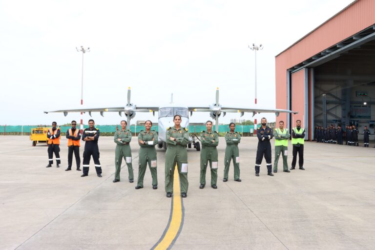 Indian Navy's All Woman Aircrew