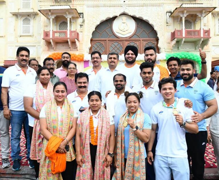 NSNIS Patiala felicitates Indian Weightlifting