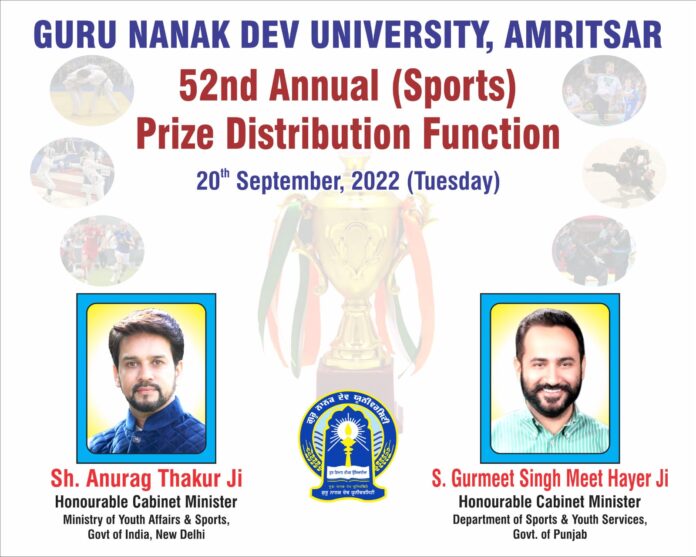 Youth Affairs to felicitate the players of Guru Nanak Dev