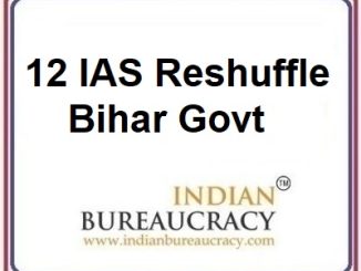12 IAS Bihar Govt