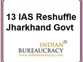 13 IAS Jharkhand