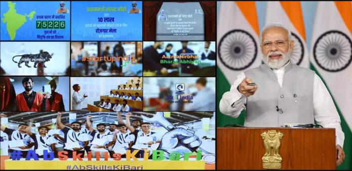 PM launches Rozgar Mela