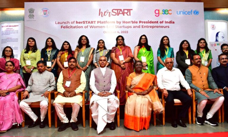 President of India launches 'HERSTART'
