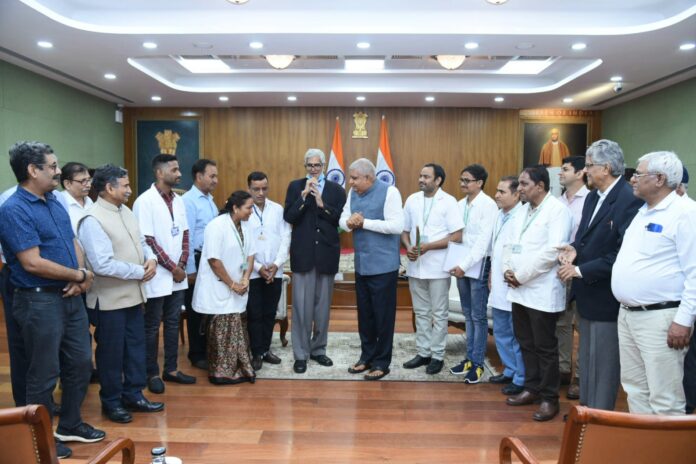 VP flags off Jaipur Foot team to Syria