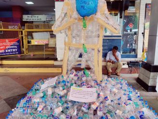 plastic & pet bottles at KSR Bengaluru Station