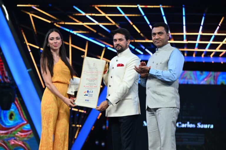 Satyajit Ray Lifetime Achievement award at 53rd IFFI