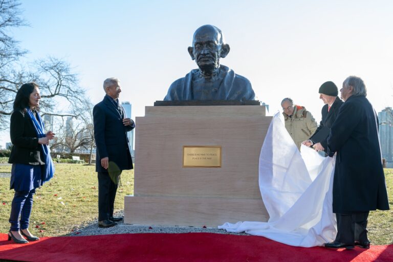 Mahatma Gandhi at the UN HQ