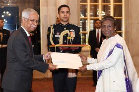 Bangladesh | H E Md Mustafizur Rahman presents credentials to President of India
