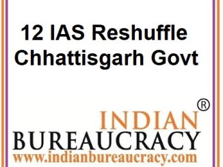12 IAS Chhattisgarh Govt