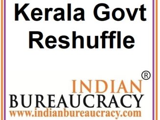 Kerala Govt Reshuffle