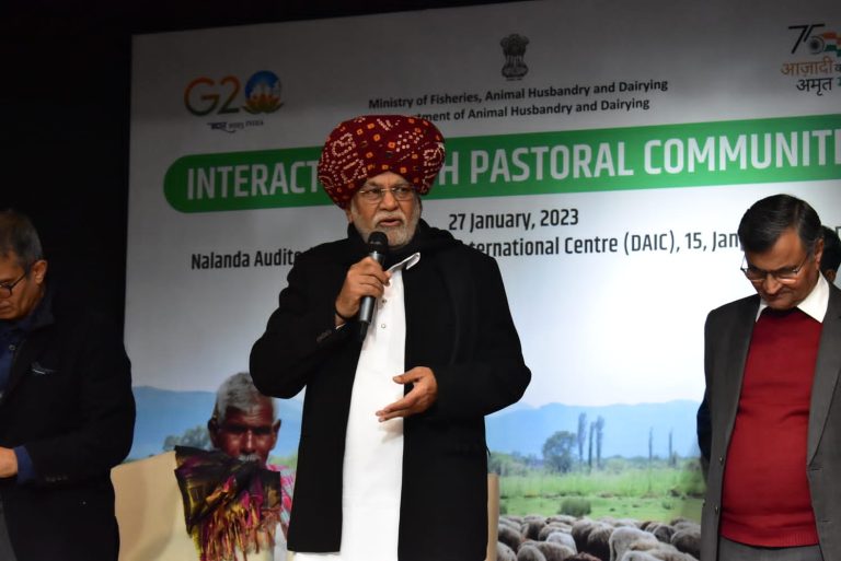 Parshottam Rupala interacts