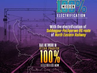 100 percent electrification of Broad Gauge rail