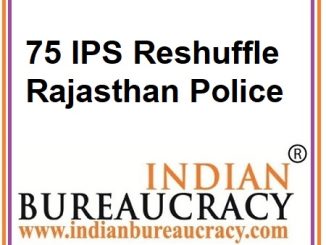 75 IPS Rajasthan Police