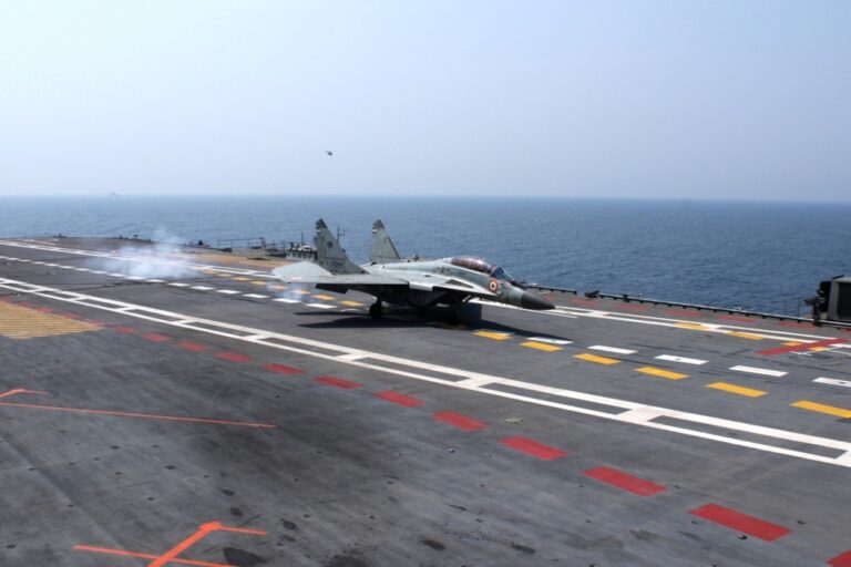 MAIDEN LANDING OF LCA NAVY AND MIG-29K