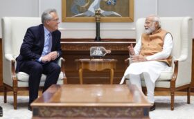 CEO NXP Semiconductors, Mr. Kurt Sievers met the Prime Minister, Shri Narendra Modi.