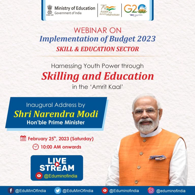 Harnessing youth power through Skilling and Education