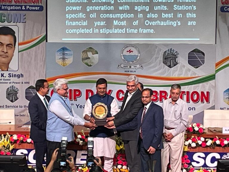 NTPC conferred with the CBIP Award 2022
