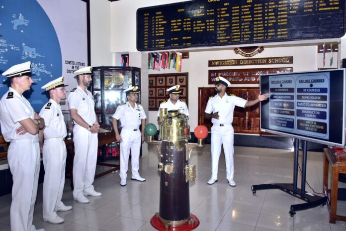 VISIT OF FRENCH NAVY