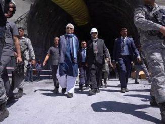 Nitin Gadkari inspects Zojila Tunnel