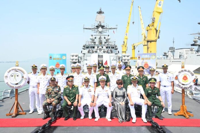 INDIAN NAVAL SHIPS VISIT DA NANG,