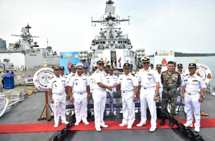 INDIAN NAVAL SHIPS VISIT SIHANOUKVILLE