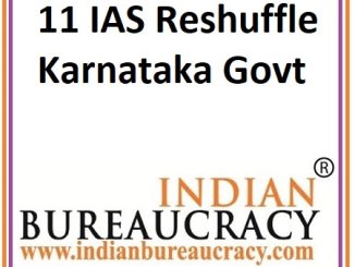 11 IAS Karnataka Govt