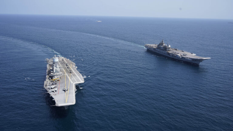 INS VIKRAMADITYA AND INS VIKRANT