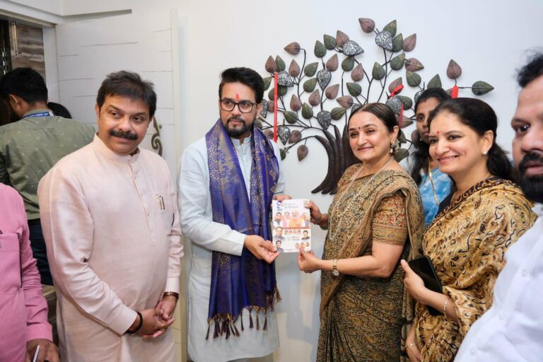 Sandhya Purecha during three day visit to Mumbai