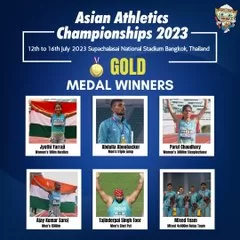PM Modi congratulates 27 medals Asian Athletics Championship 2023