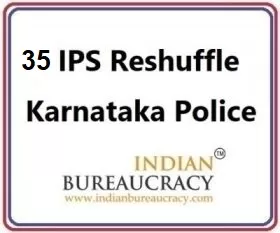 35 IPS karnataka police