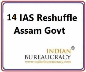 14 IAS reshuffle in Assam-ravi kota